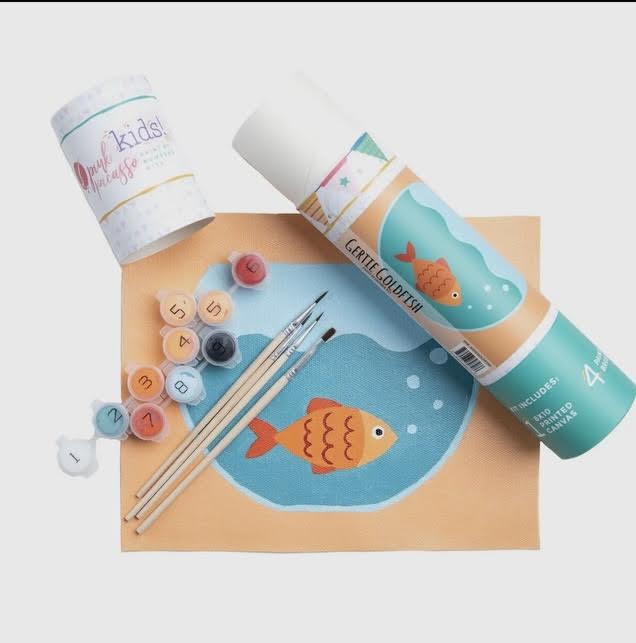 Kids paint by numbers