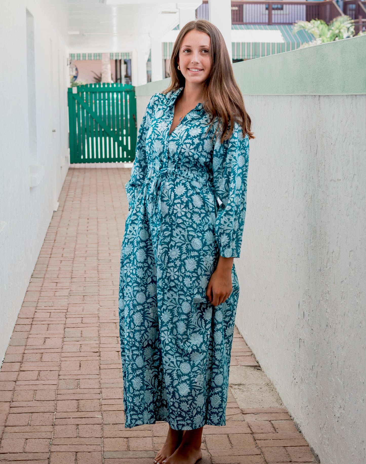 Tie waist dress