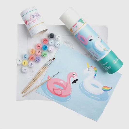 Kids paint by numbers